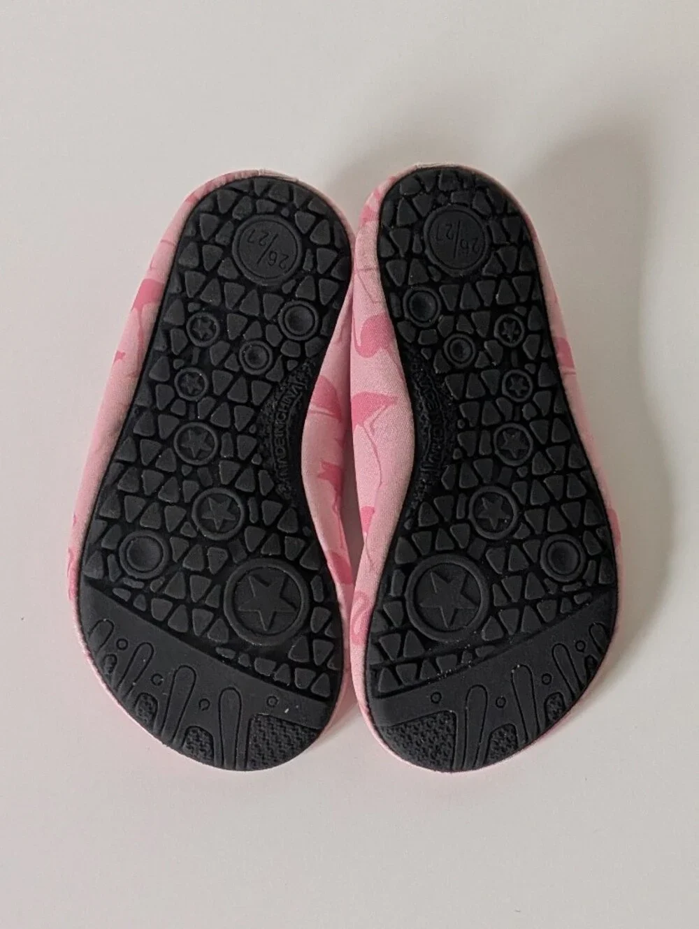 Kids Pink Flamingo Water Shoes Girls